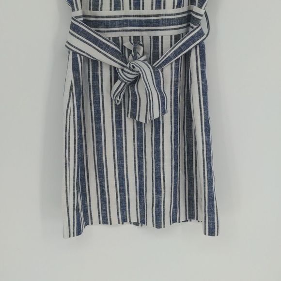 J. Crew Blue and White Striped Mini Dress - Picture 3 of 15